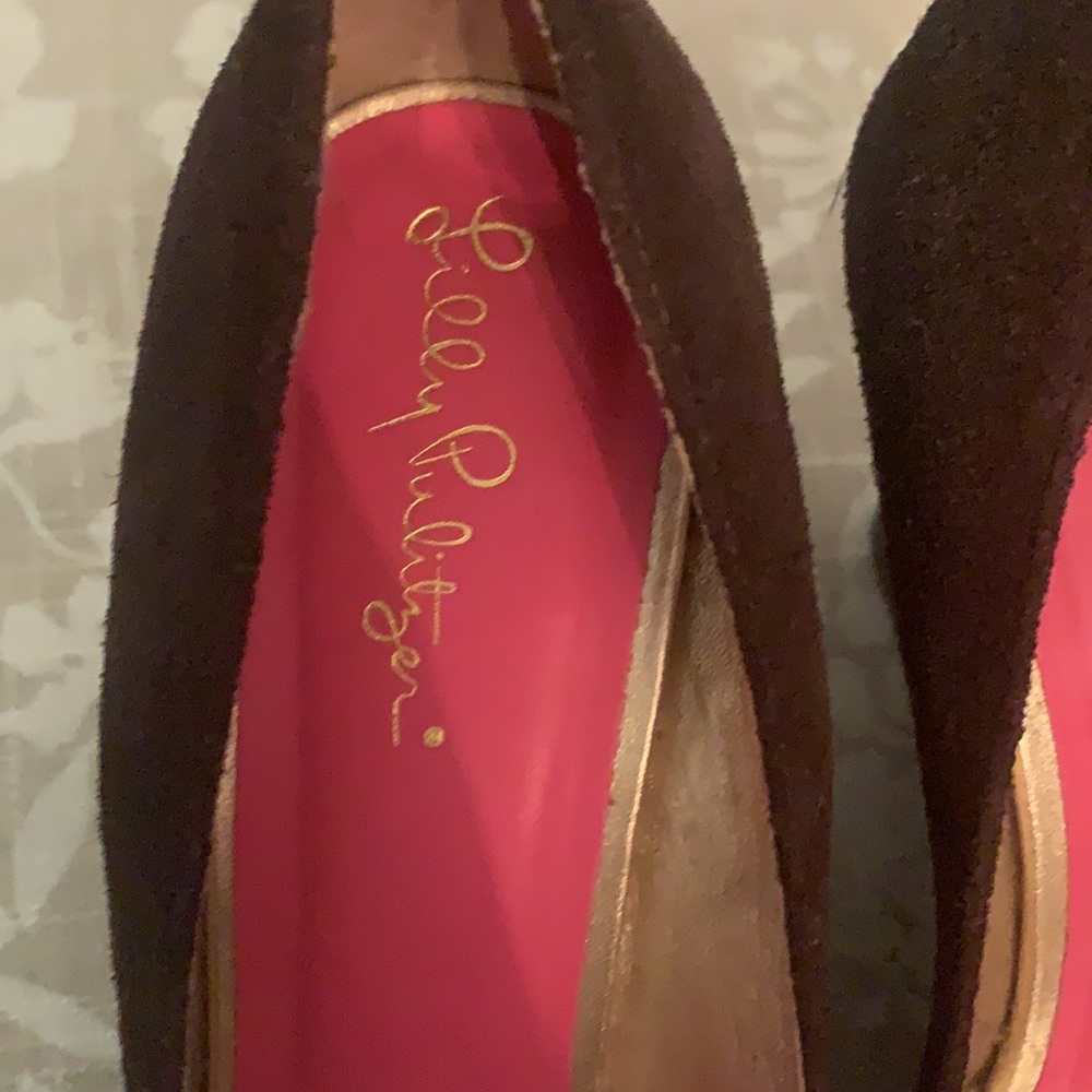 Lilly Pulitzer Suede Wedges - Picture 5 of 12